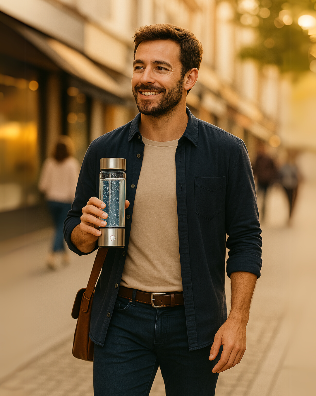 Bouteille d'eau hydrogénée ultra-hydratante Héva™